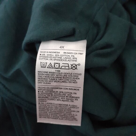 Old Navy NWT Women's Size 4X Dark Green Double-Layer Scoop-Neck Tank Bodysuit - Picture 10 of 11